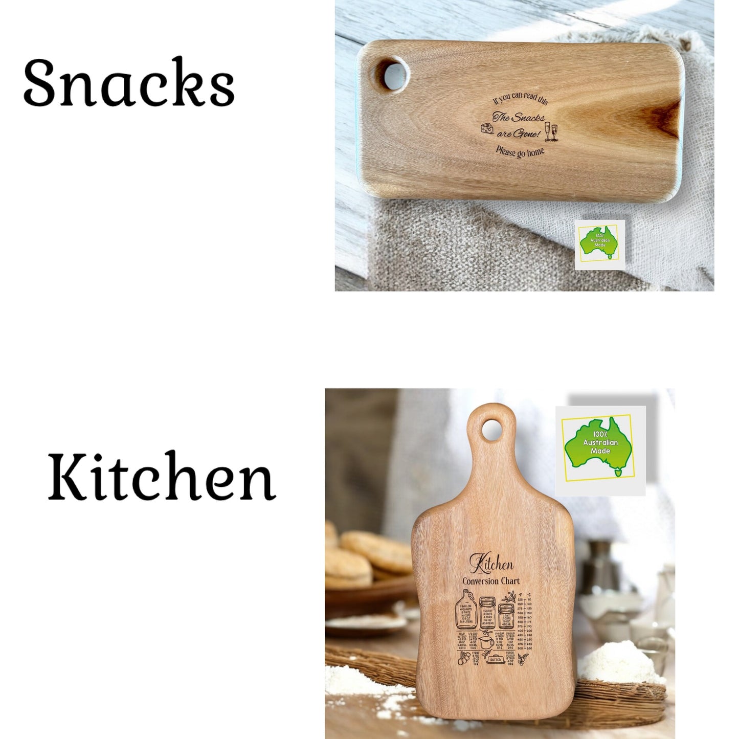 Personalised/ Engraved Camphor Laurel Medium Long Platter