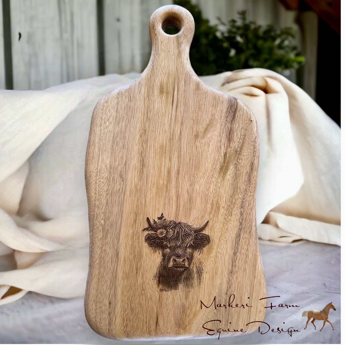 Custom Engraved Shaped Edge Paddle Board