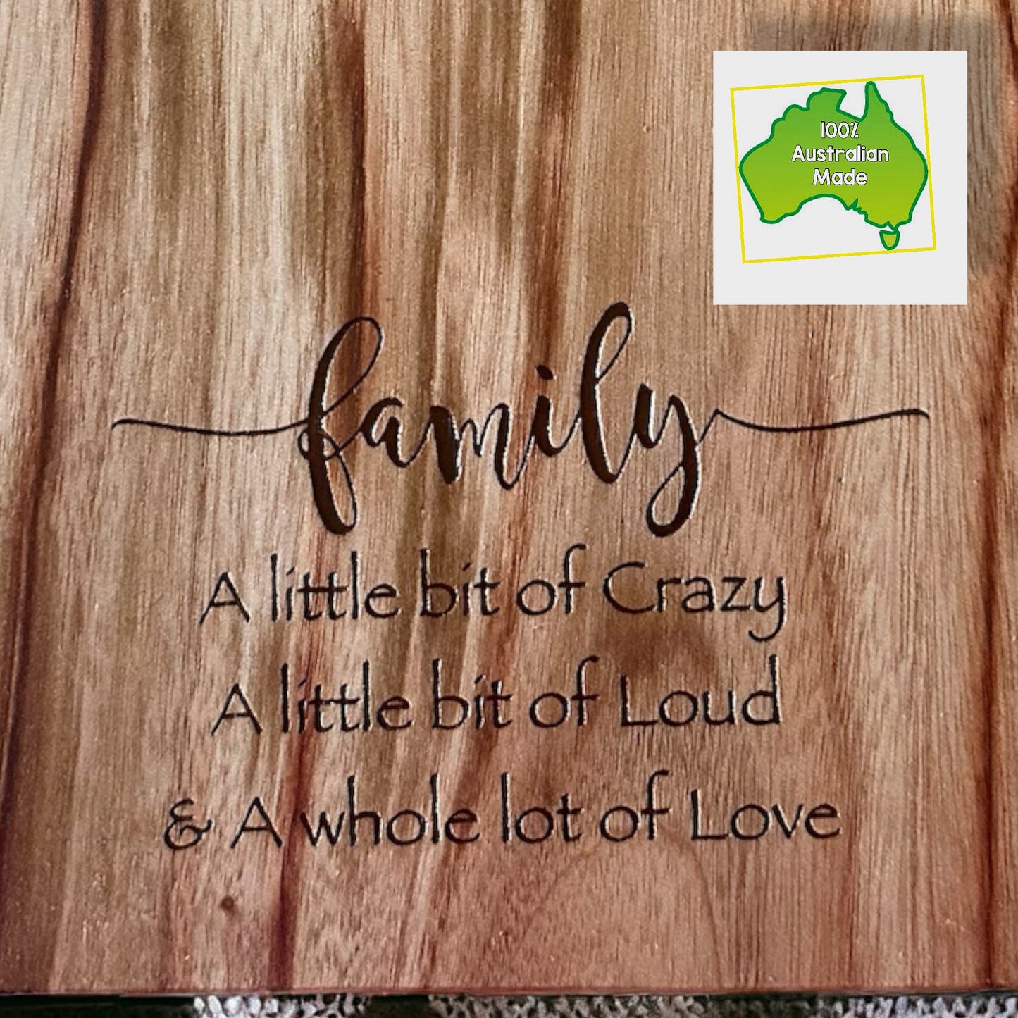 “Family” engraved Board - Style 1 (Various sizes)