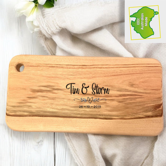 Custom Engraved Large Australian Timber Serving Board