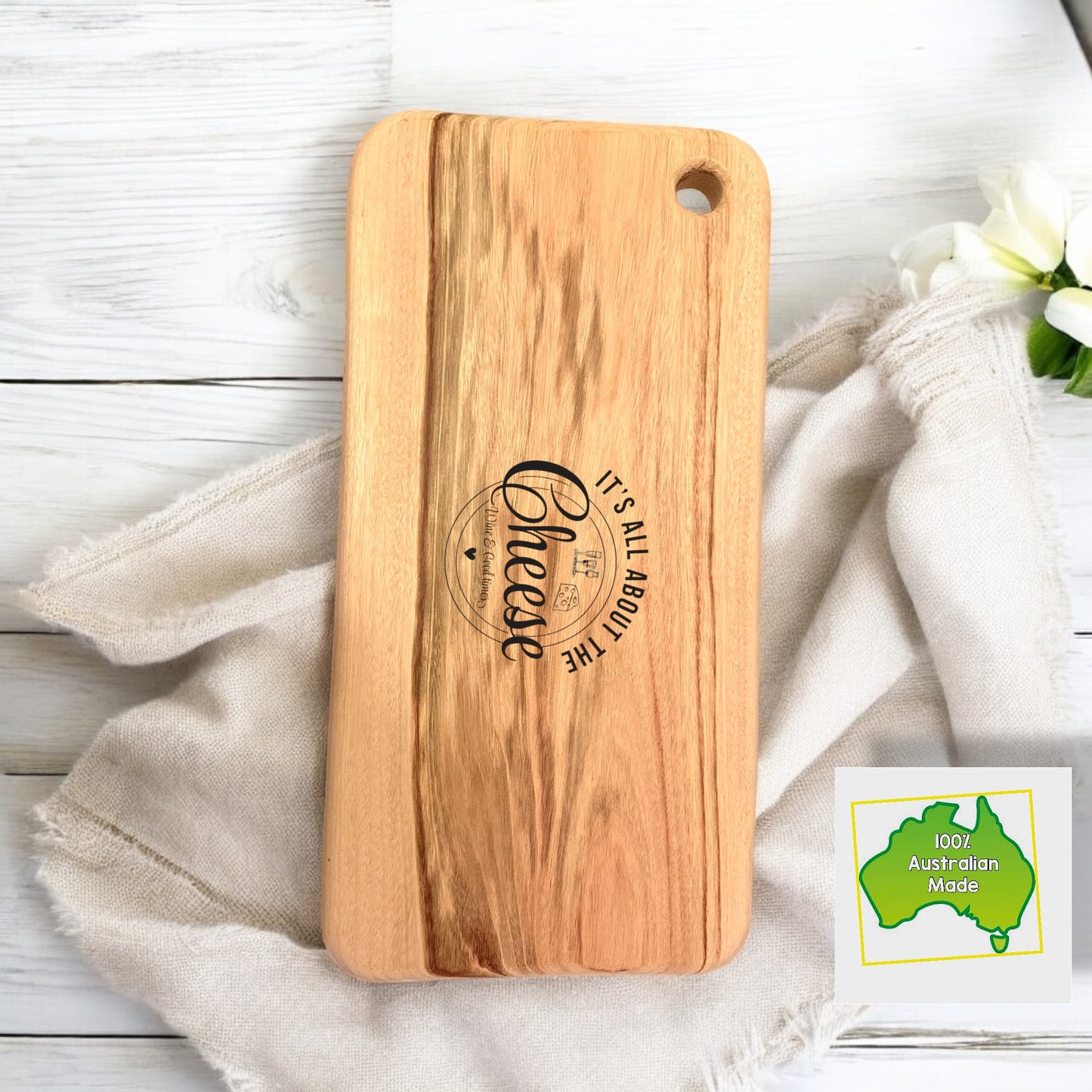 Custom Engraved Large Australian Timber Serving Board