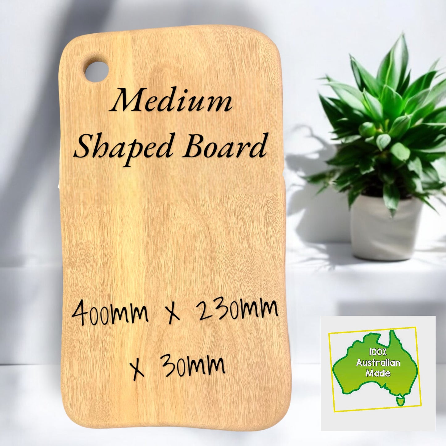 Personalised Camphor Laurel Medium Shaped Board