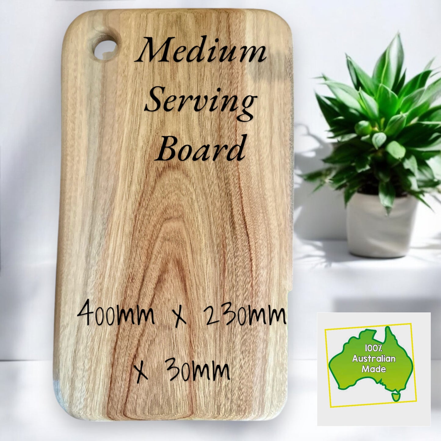 Personalised Camphor Laurel Medium Serving Board