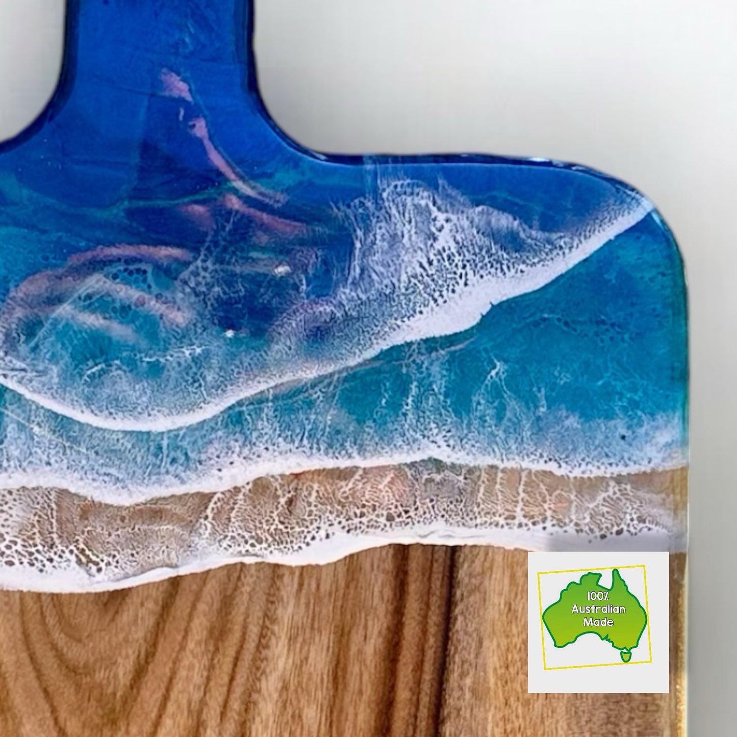 Blue Ocean Resin Cheese Board