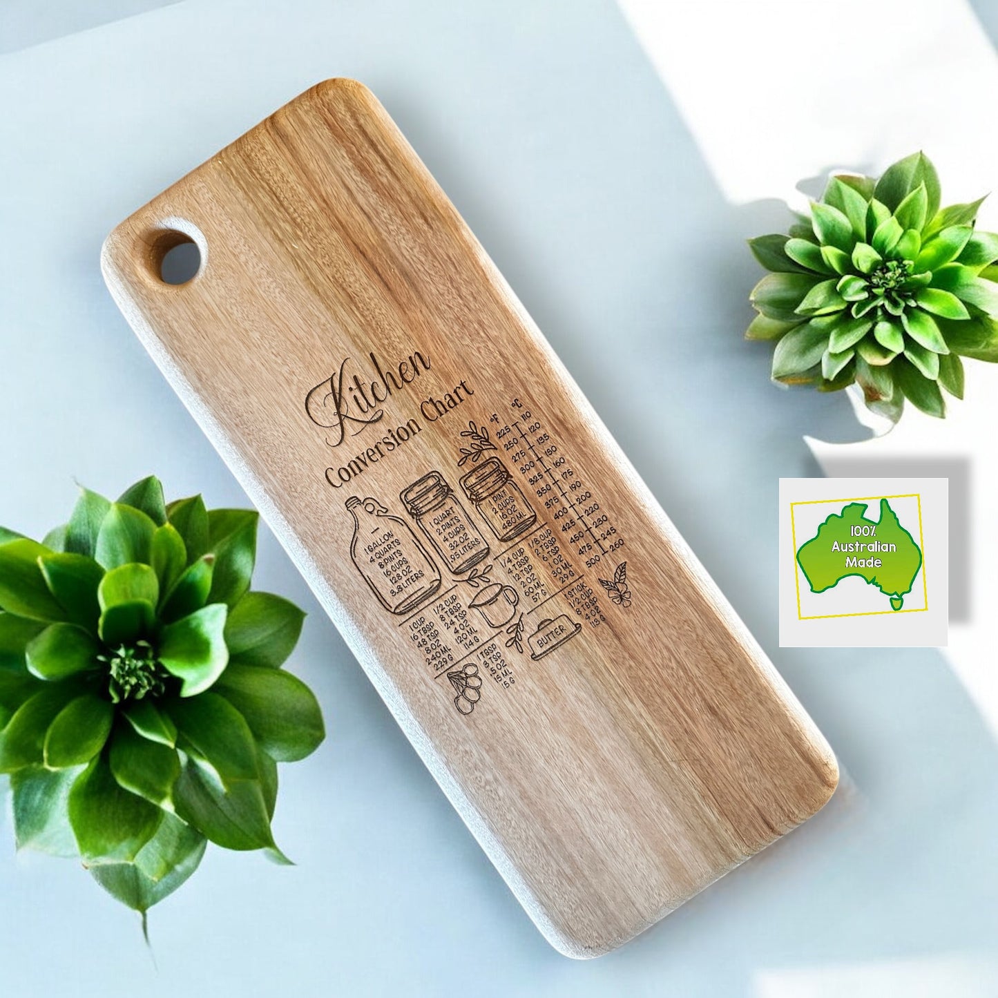 Personalised/ Engraved Camphor Laurel Medium Long Platter