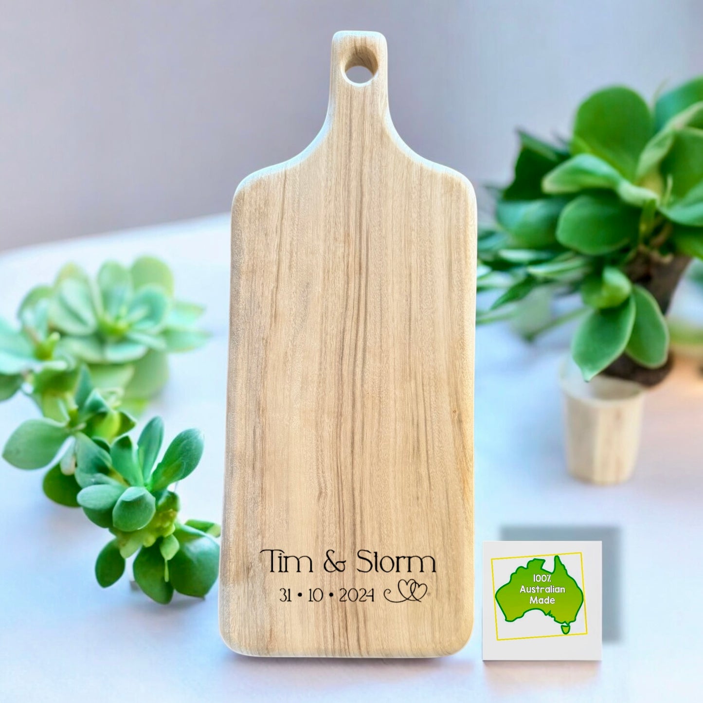 Large Personalised Camphor Laurel Paddle Board