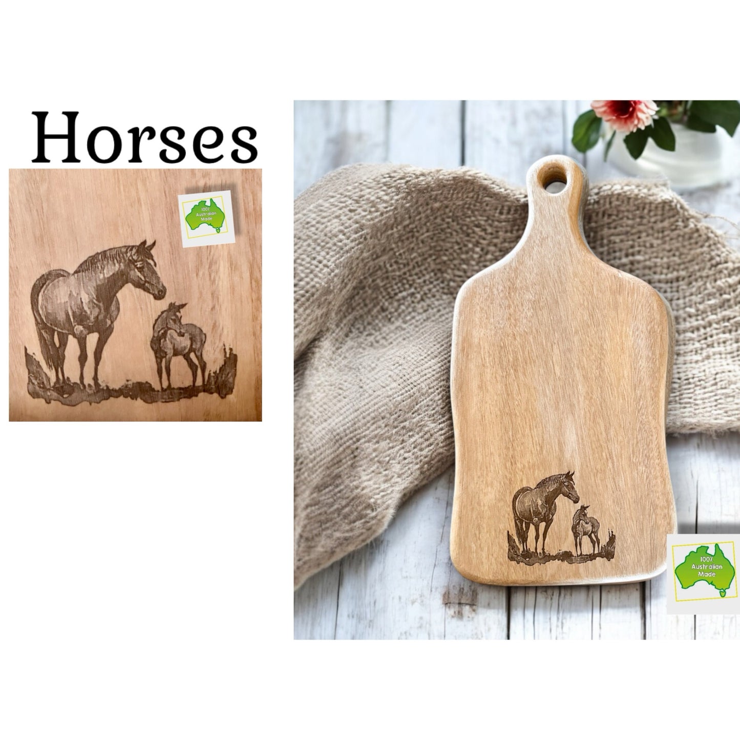 Personalised/ Engraved Camphor Laurel Medium Long Platter