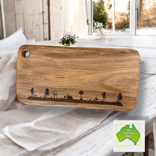 Aussie Outback Scene Large Board